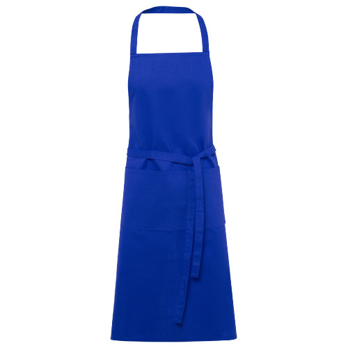 Tablier publicitaire coton biologique 200g ORISSA Bleu royal